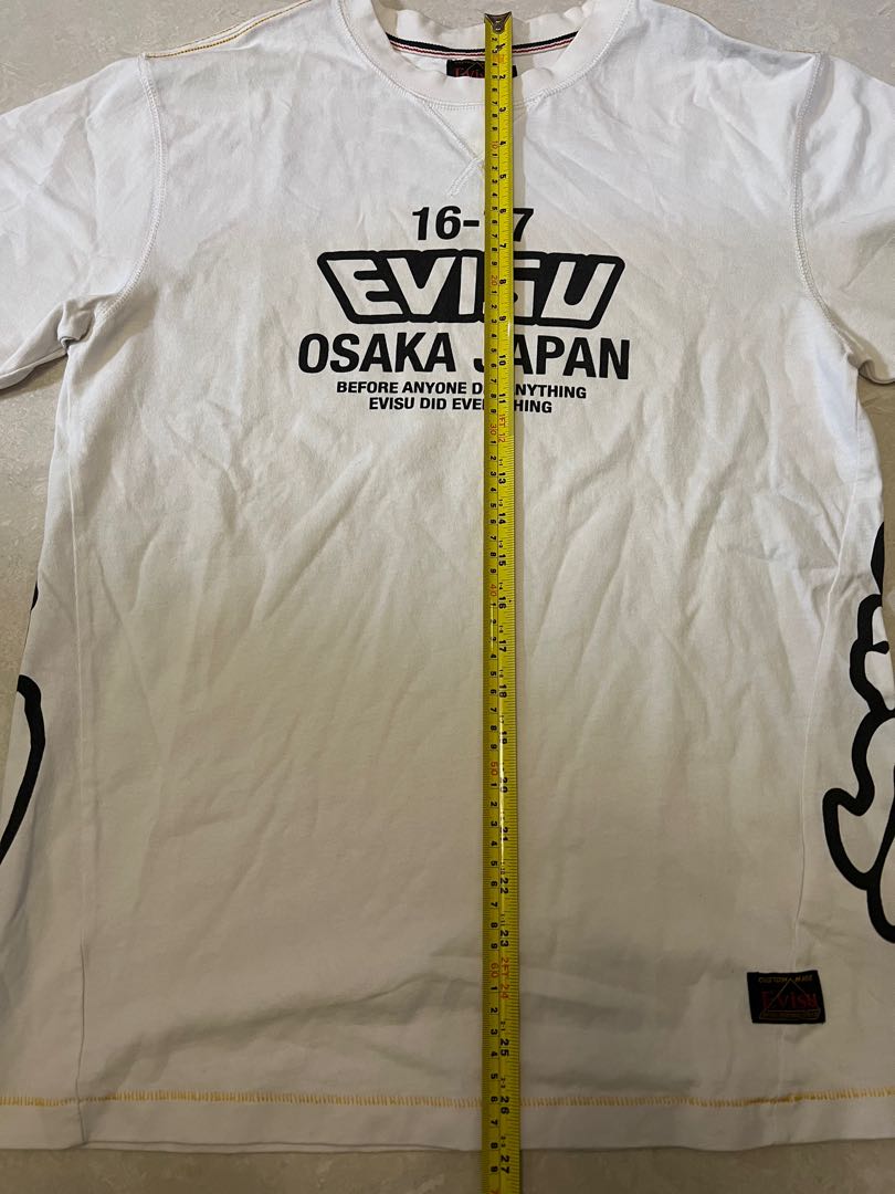 Evisu tee shirt Osaka japan Tokyo 日本大阪usa brand, 男裝, 上身及