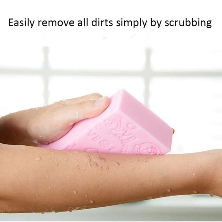 Exfoliating Shower Sponge Body Dirt Removal Bath Spa Shower Sponge