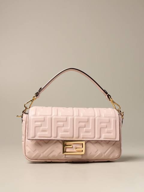 pink and brown fendi bag