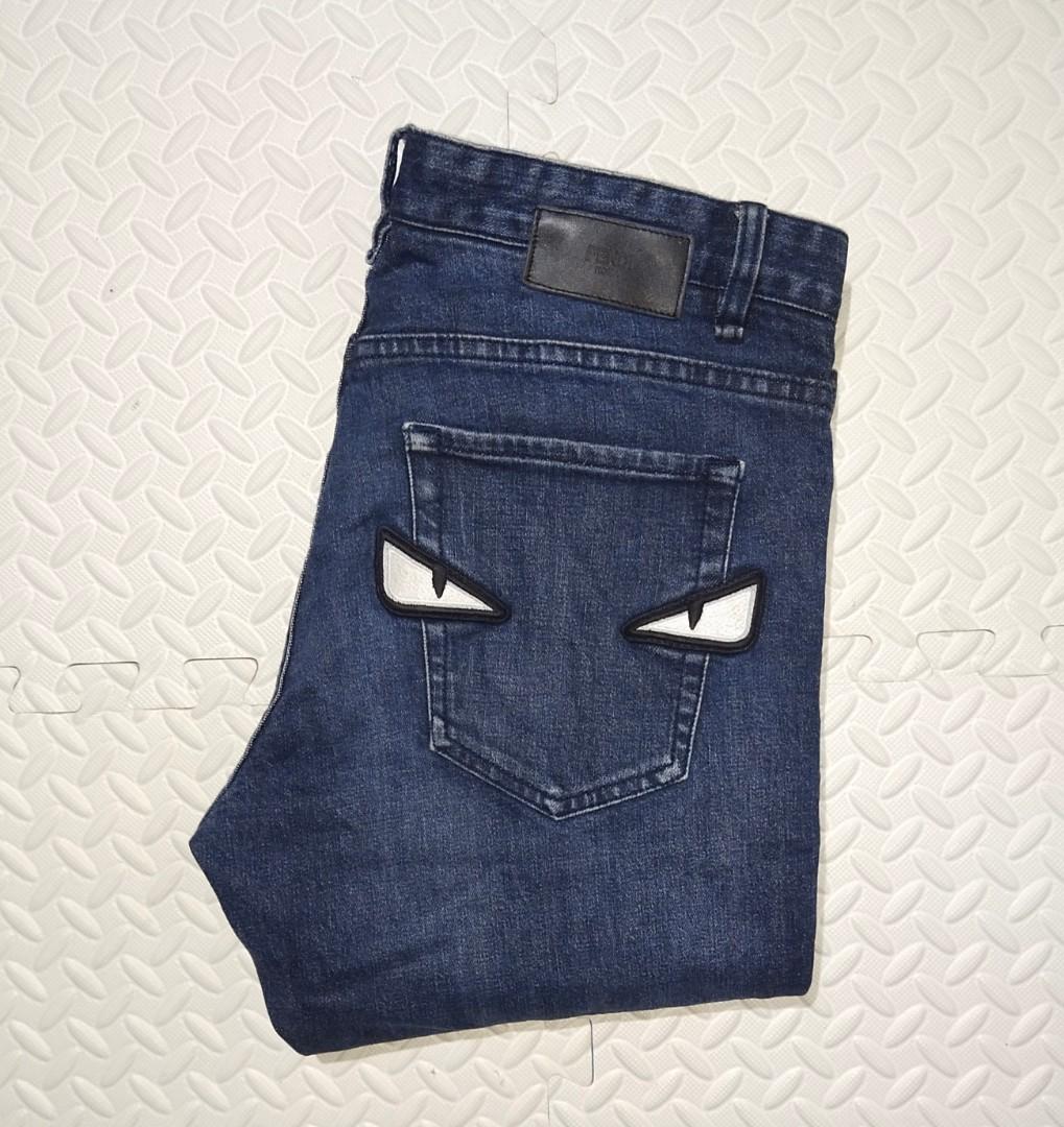 Fendi monster jeans outlet
