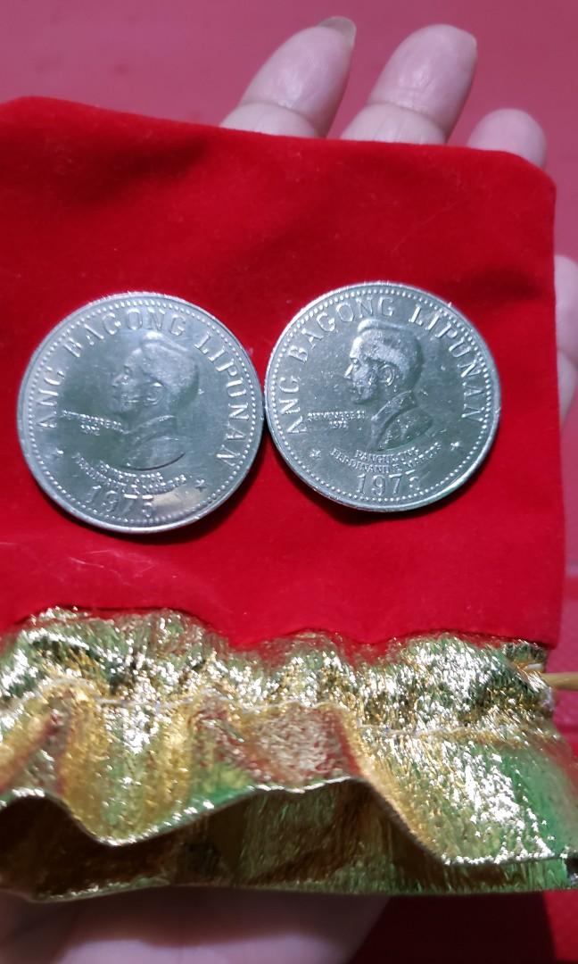 Ferdinand E Marcos Coins 5 Peso 1975 Ang Bagong Lipunan Hobbies And Toys Memorabilia 1921