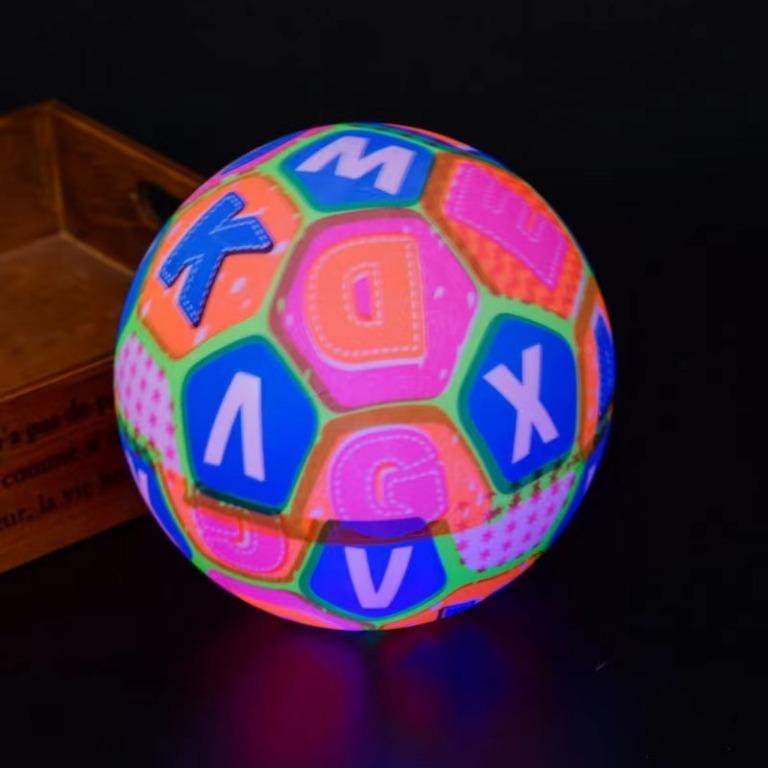 Flashing Luminous Ball Rubber Bouncing Balls Toy Ball With Rope Antistress Light Led Jumping 