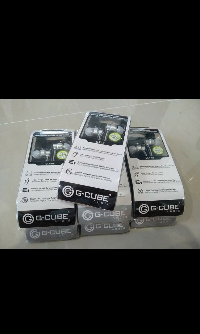 G-CUBE IB-710, Audio, Earphones on Carousell