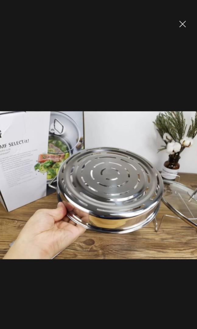 WMF 28cm SS multipot cooking n steam pot, Furniture & Home Living, Kitchenware & Tableware