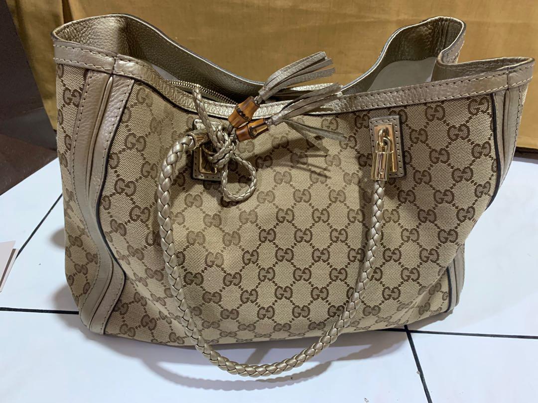 Gucci Beige Leather Bella Tote QFB18X1LIB000