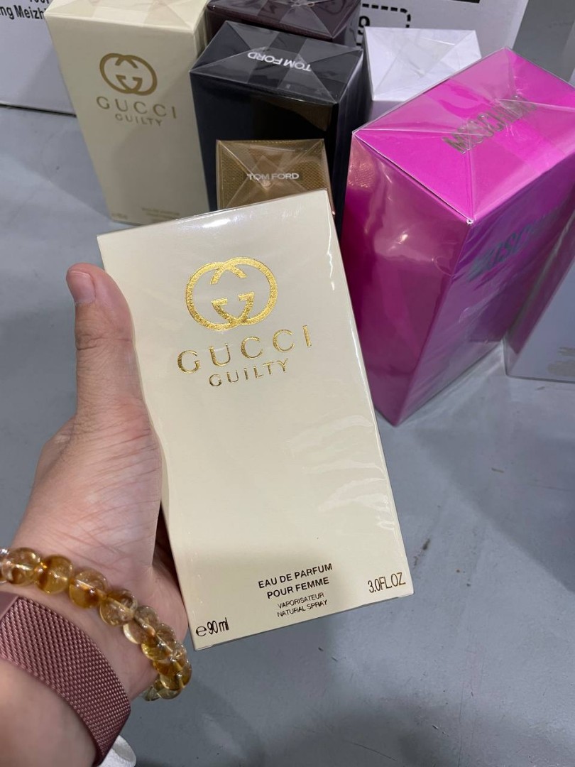 Gucci guilty gold, Beauty & Personal Care, Fragrance & Deodorants on  Carousell