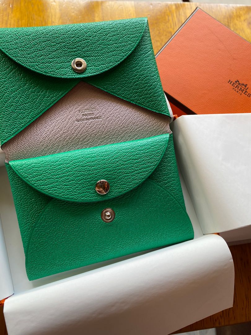 Got this cute calvi duo!! Unfortunately not a verso but here's what fi, hermes  card holder