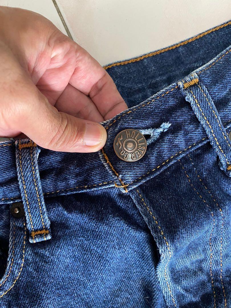 Hollister blue jeans discount