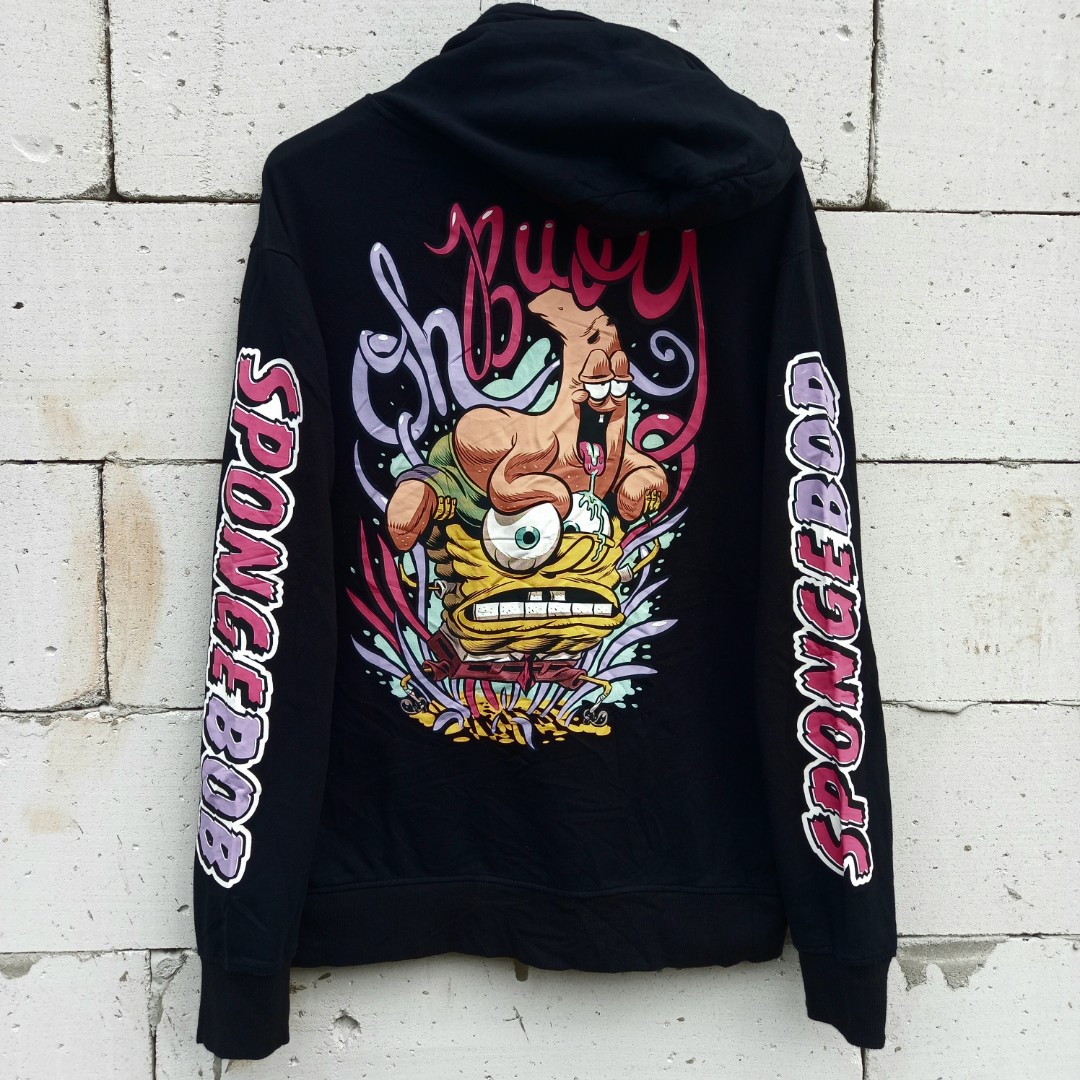 H and m spongebob hoodie top