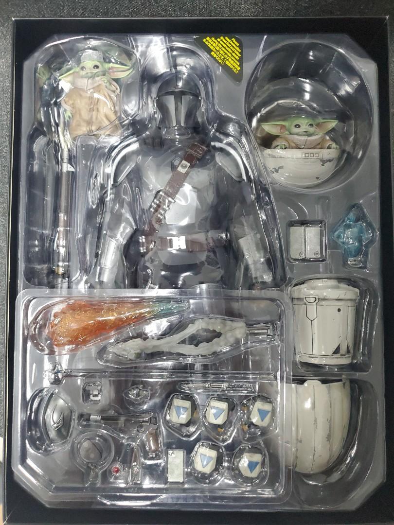 1/6 Scale Mandalorian & The Child Display Case for Hot Toys TMS 015