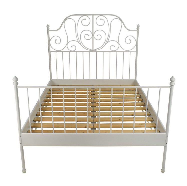 IKEA metal bed frame, Furniture & Home Living, Furniture, Bed Frames
