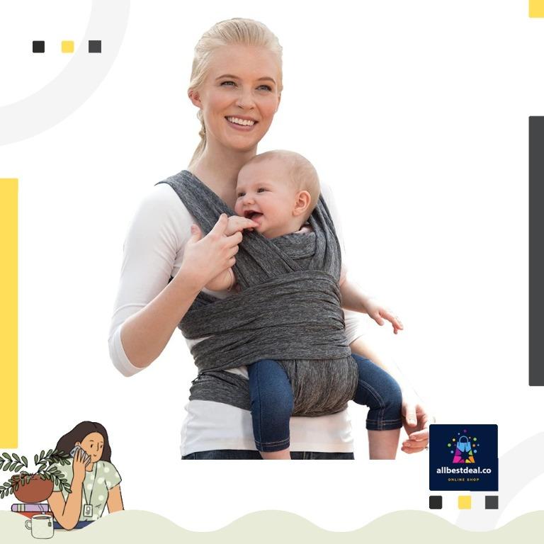 Boppy comfyfit baby carrier heathered gray hotsell