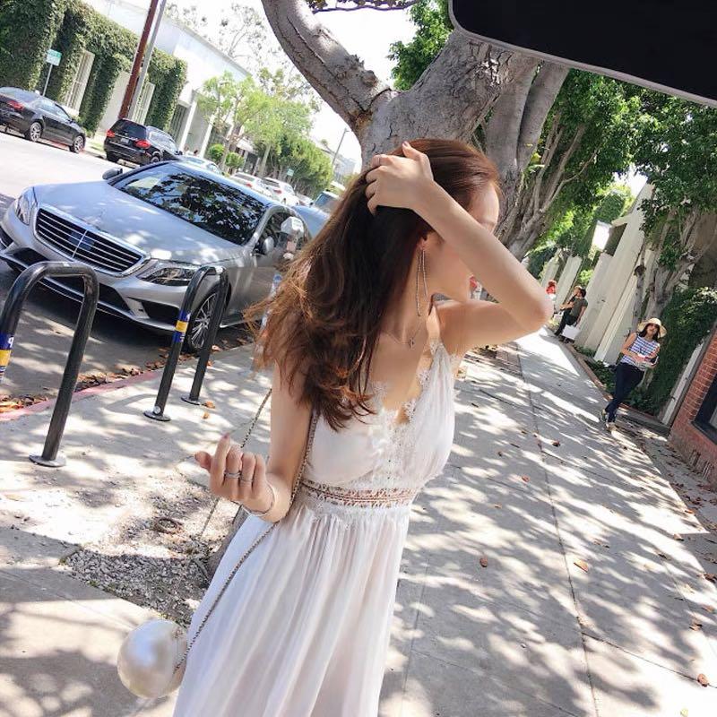White bohemian best sale jumpsuit