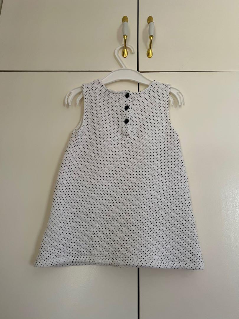 J by Jasper Conran Baby Girl Sleeveless White Dress Babies Kids Babies Kids Fashion on Carousell