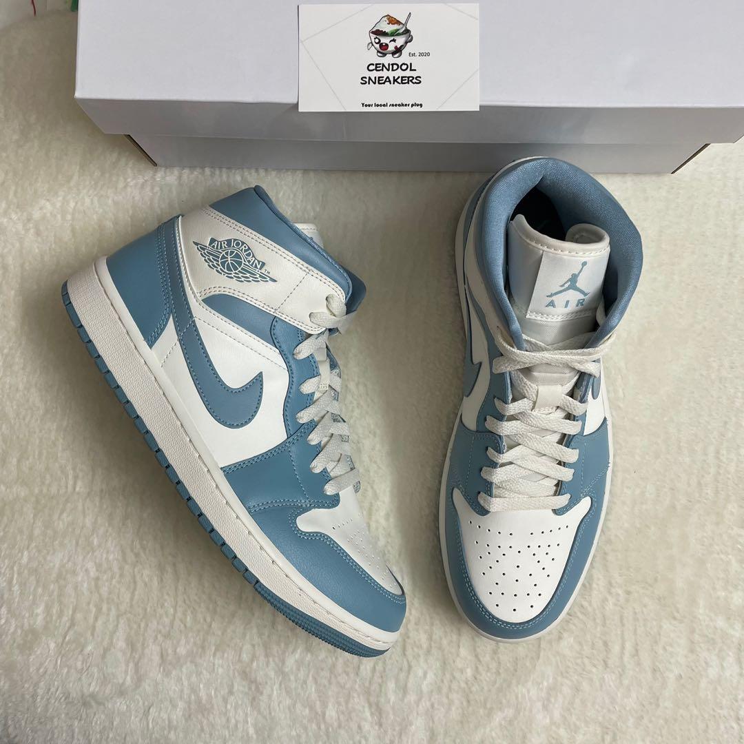 Jordan AJ 1 Mid University Blue unc 