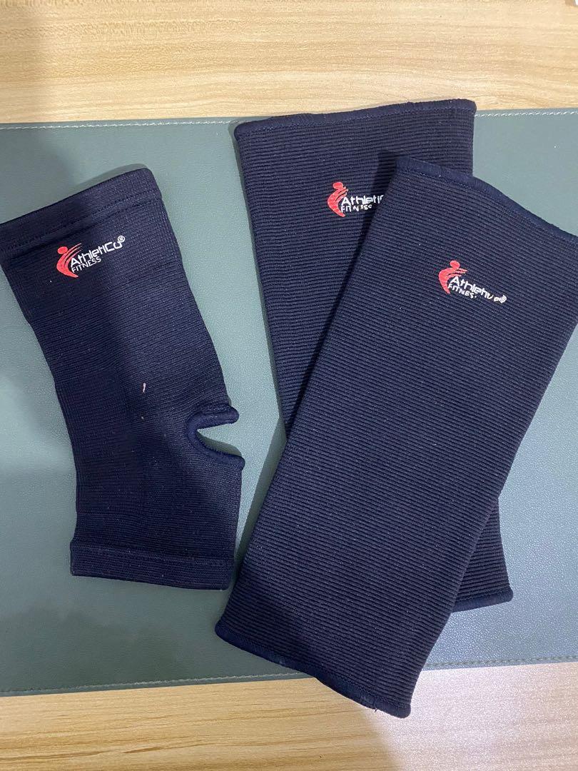 Knee and Ankle Support 4pcs Small (Category: Braces, Support & Protection) located in Cainta. Submitted by marywizzy (Listing ID 1166509827, Image 1). Description: Knee Support Pair Ankle Support Pair For Sports, Sprain, Etc Almost new Women owned 10/10 condition .