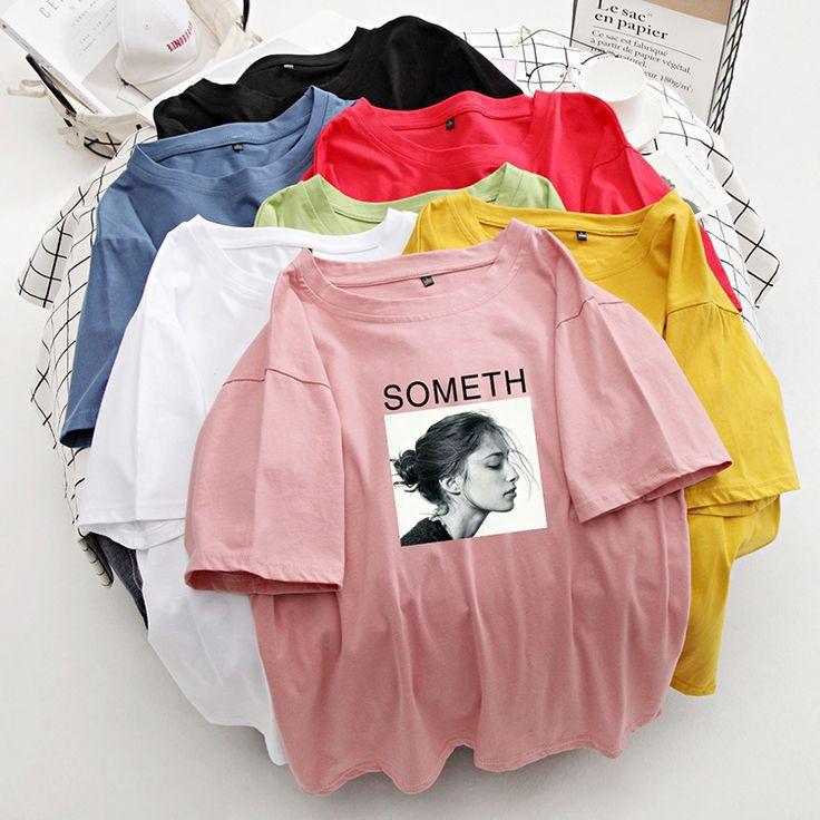 Korean tees, Women's Fashion, Tops 