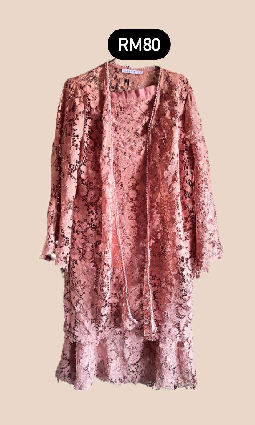 Peach lace hotsell cardigan