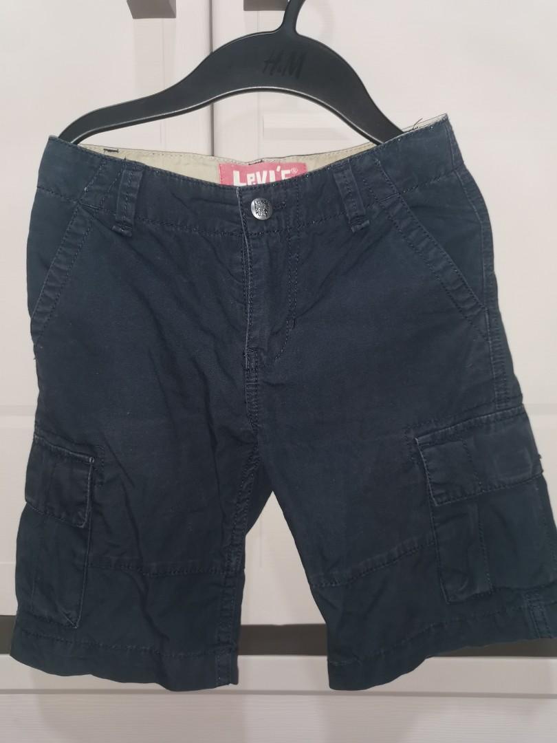 Levi's navy cargo shorts for boys, Babies & Kids, Babies & Kids Fashion on  Carousell