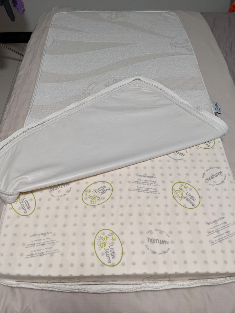Little Zebra Baby Cot Latex Mattress, Babies & Kids, Baby Nursery