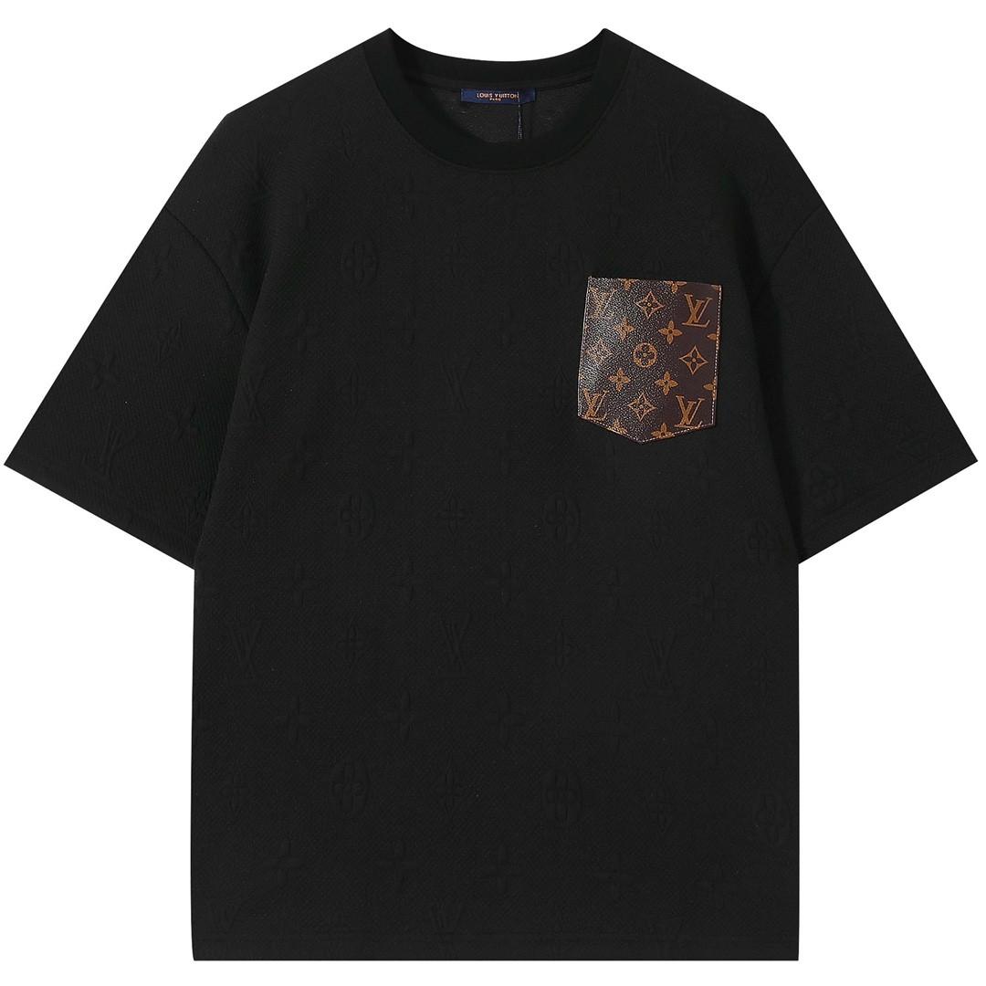Shop Louis Vuitton Street Style Cotton Short Sleeves Logo Luxury T-Shirts  (1AA54J 1AA54K 1AA54L) by LeO.