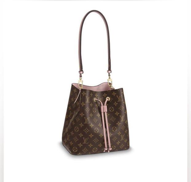 Louis Vuitton Neonoe MM Rose Poudre, Luxury, Bags & Wallets on Carousell