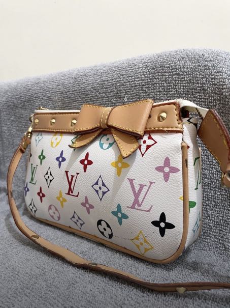 Louis Vuitton Vintage Multicolor Pochette, Luxury, Bags & Wallets on  Carousell