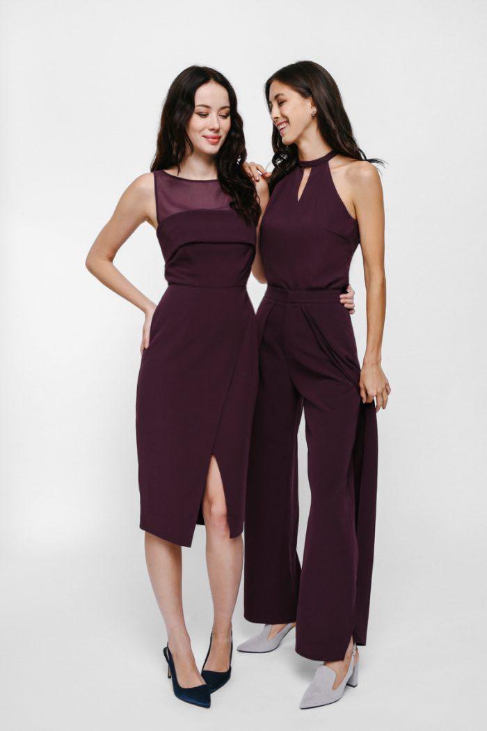 Love Bonito LYLAS Kresha Top in Maroon M Women s Fashion Tops