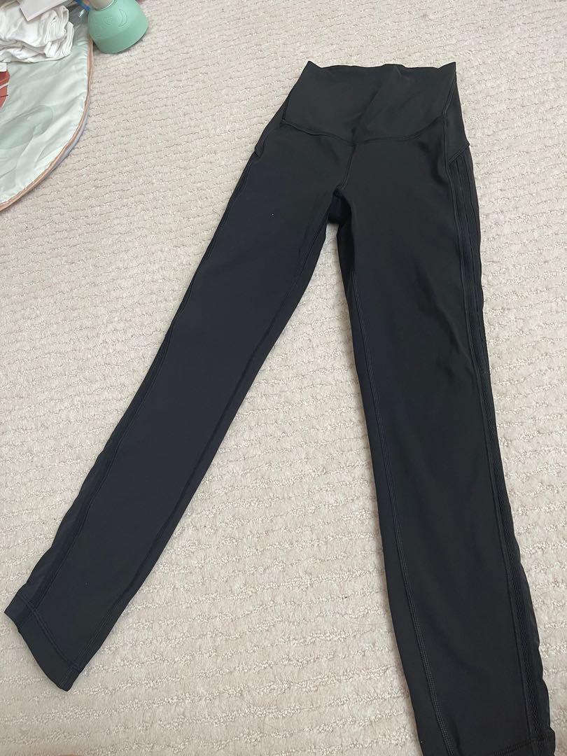 Lululemon fast and free black leggings size 2 Lux
