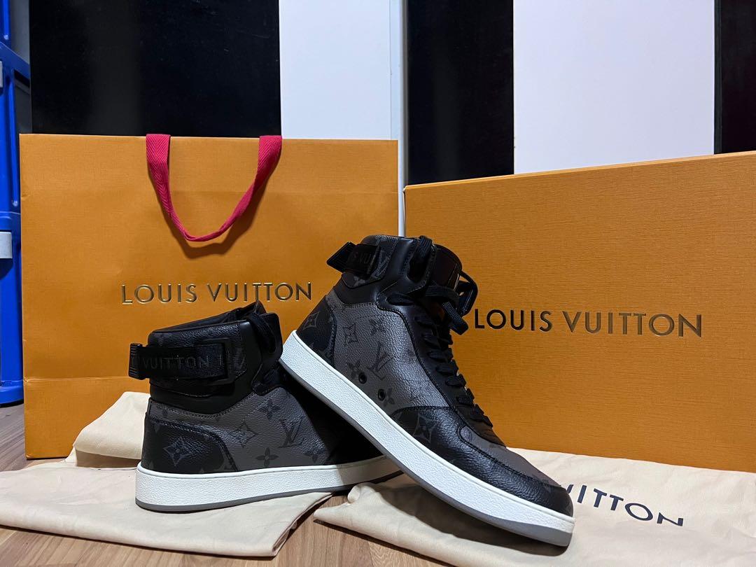 Louis Vuitton Rivoli Low Monogram Sneaker Blk Graphite US 11 LV 10