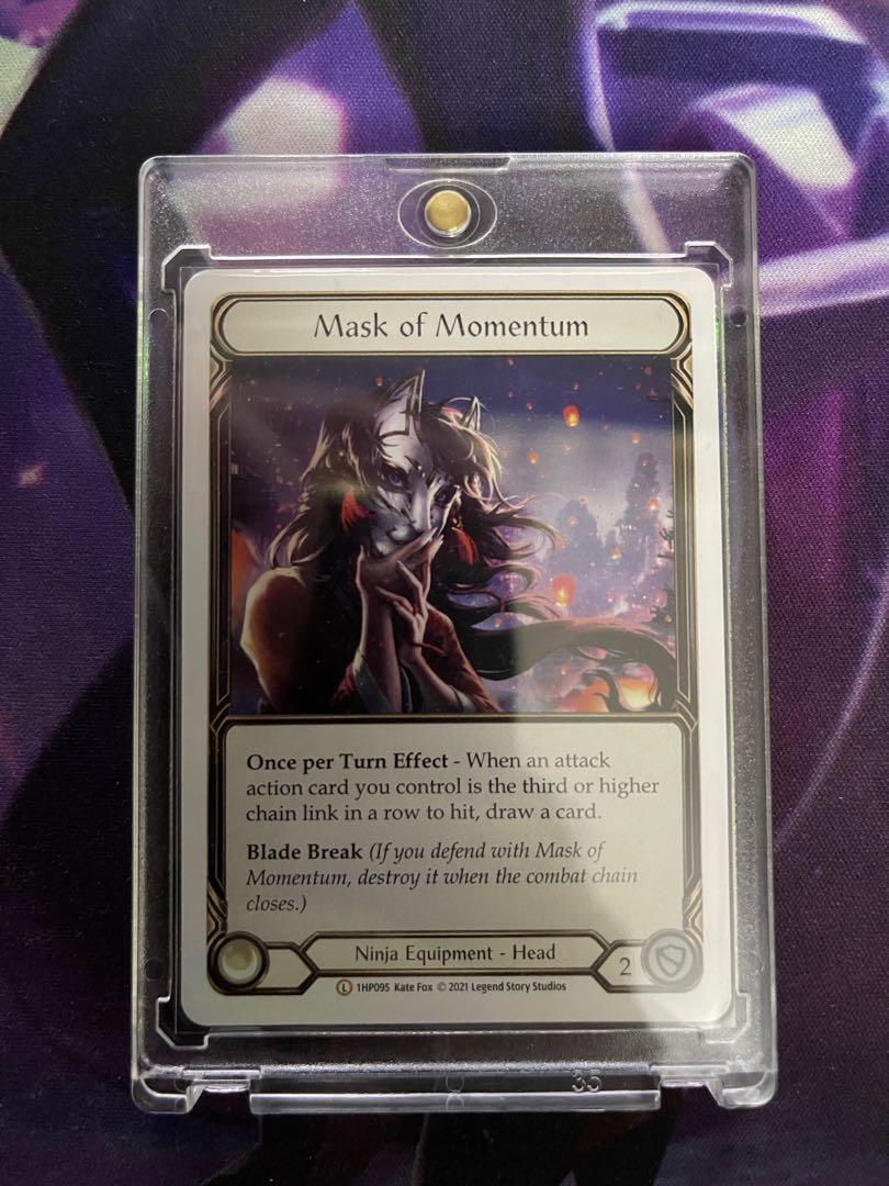 White Border Mask of Momentum | Flesh And Blood TCG - History Pack