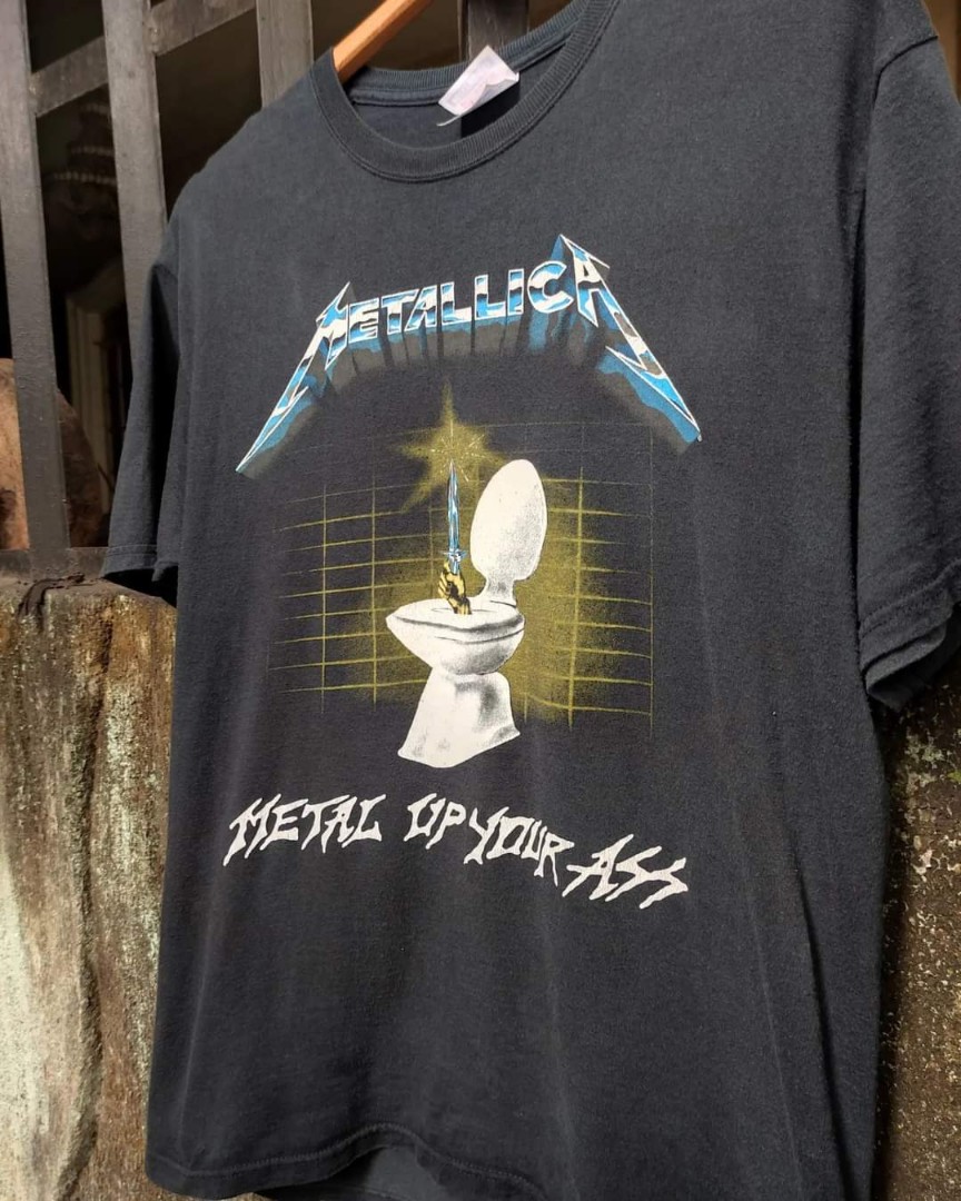 Metallica Metal up your Ass, Men's Fashion, Tops & Sets, Tshirts & Polo