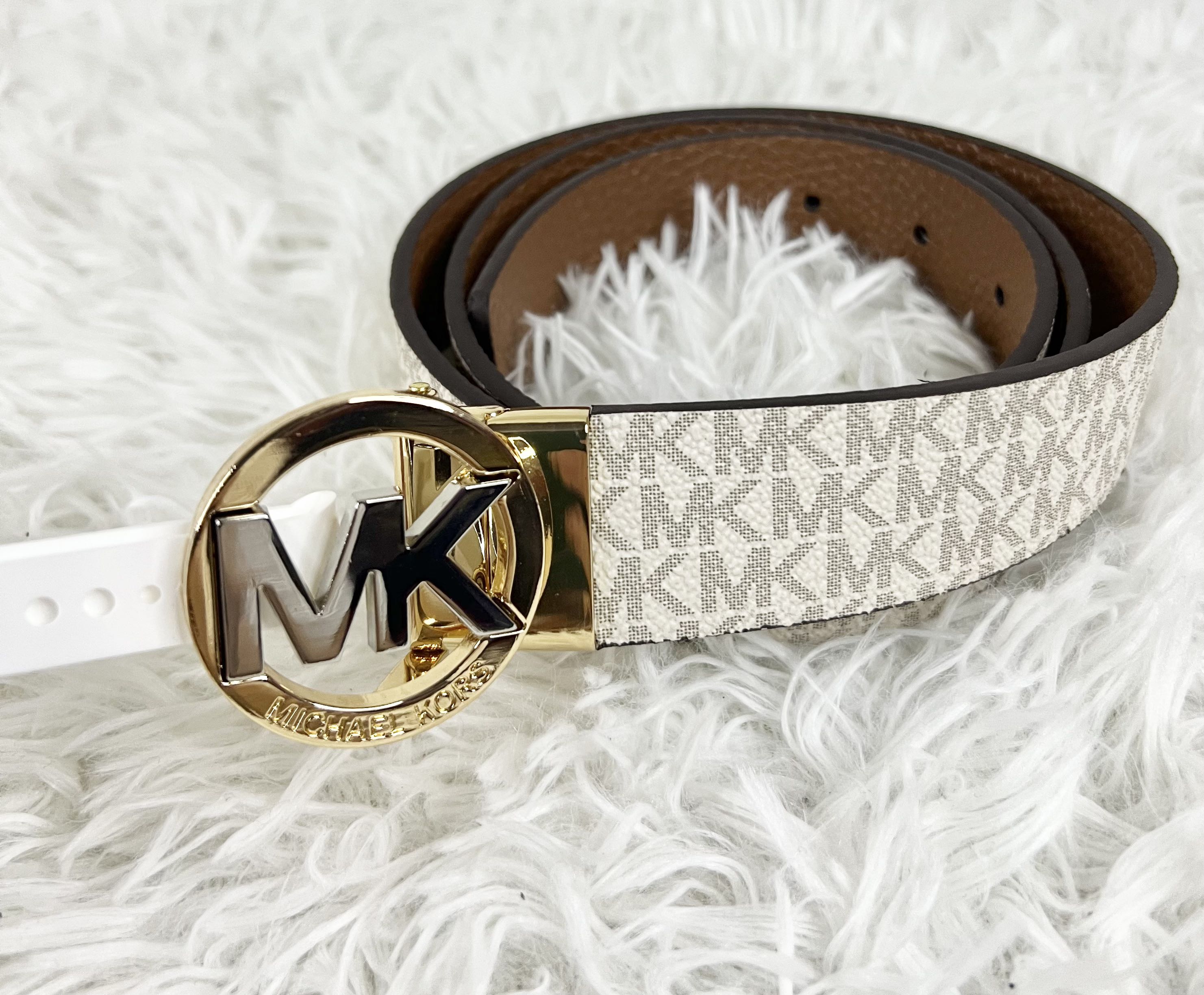 Ladies michael kors belt clearance