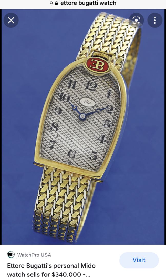 Mido bugatti deals watch