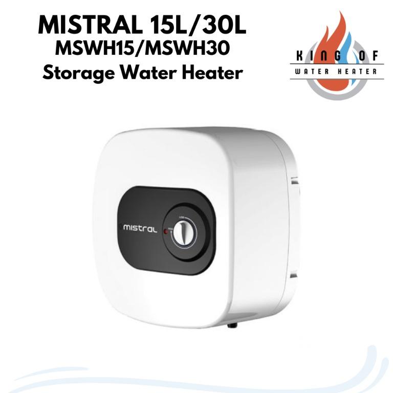 Mistral 15L/30L Storage Water Heater MSWH15/MSWH30, TV & Home
