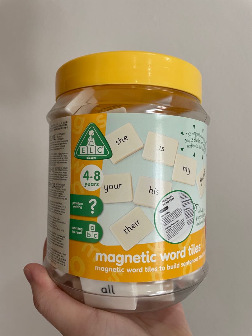 Mothercare ELC word tiles, Hobbies & Toys, Toys & Games on