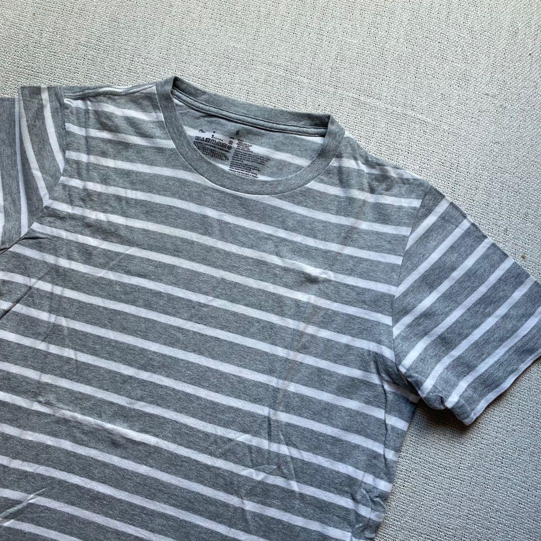 Muji striped tshirt, Men's Fashion, Tops & Sets, Tshirts & Polo Shirts ...