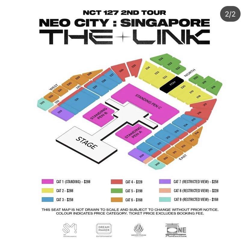NCT 127 SINGAPORE CONCERT STANDING PEN B, Tickets & Vouchers, Event