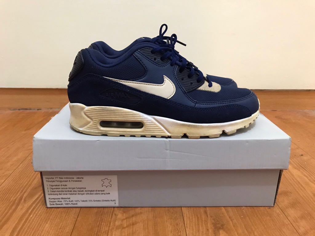 Nike air max 90 oatmeal / binary blue 