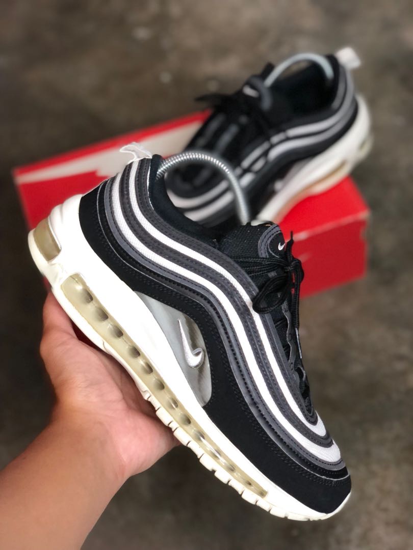 Nike air max 97 black platinum discount