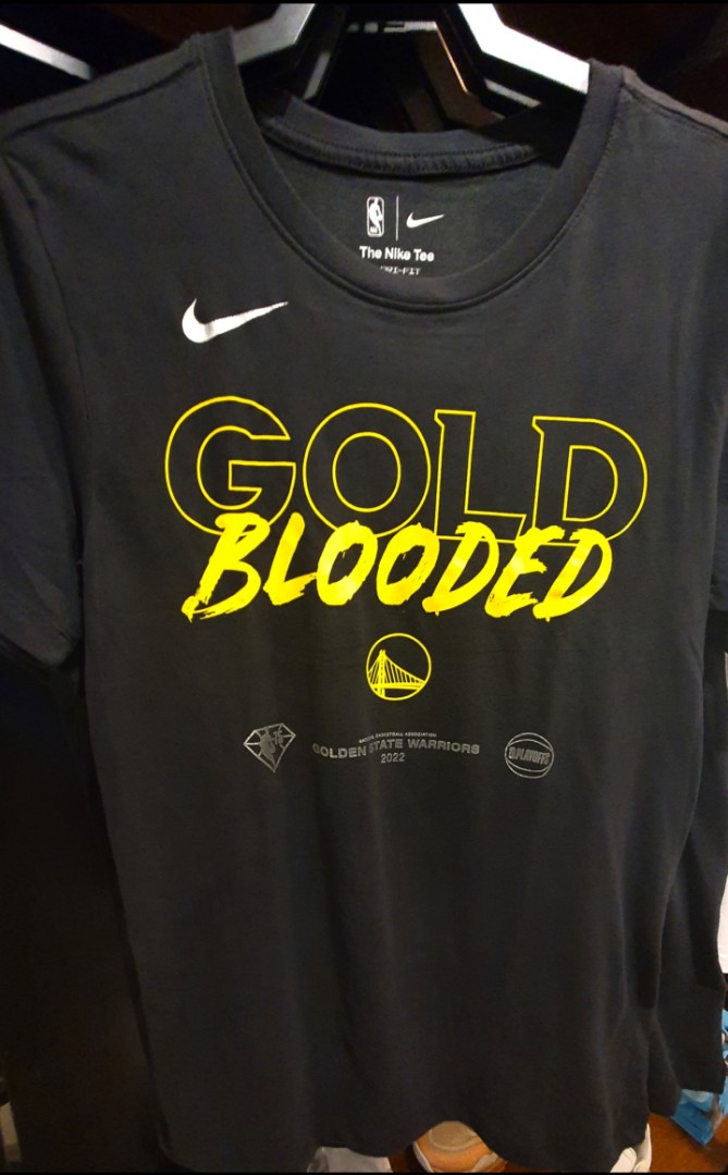 Nike Golden State Warriors Gold Blooded Shirt - High-Quality Printed Brand