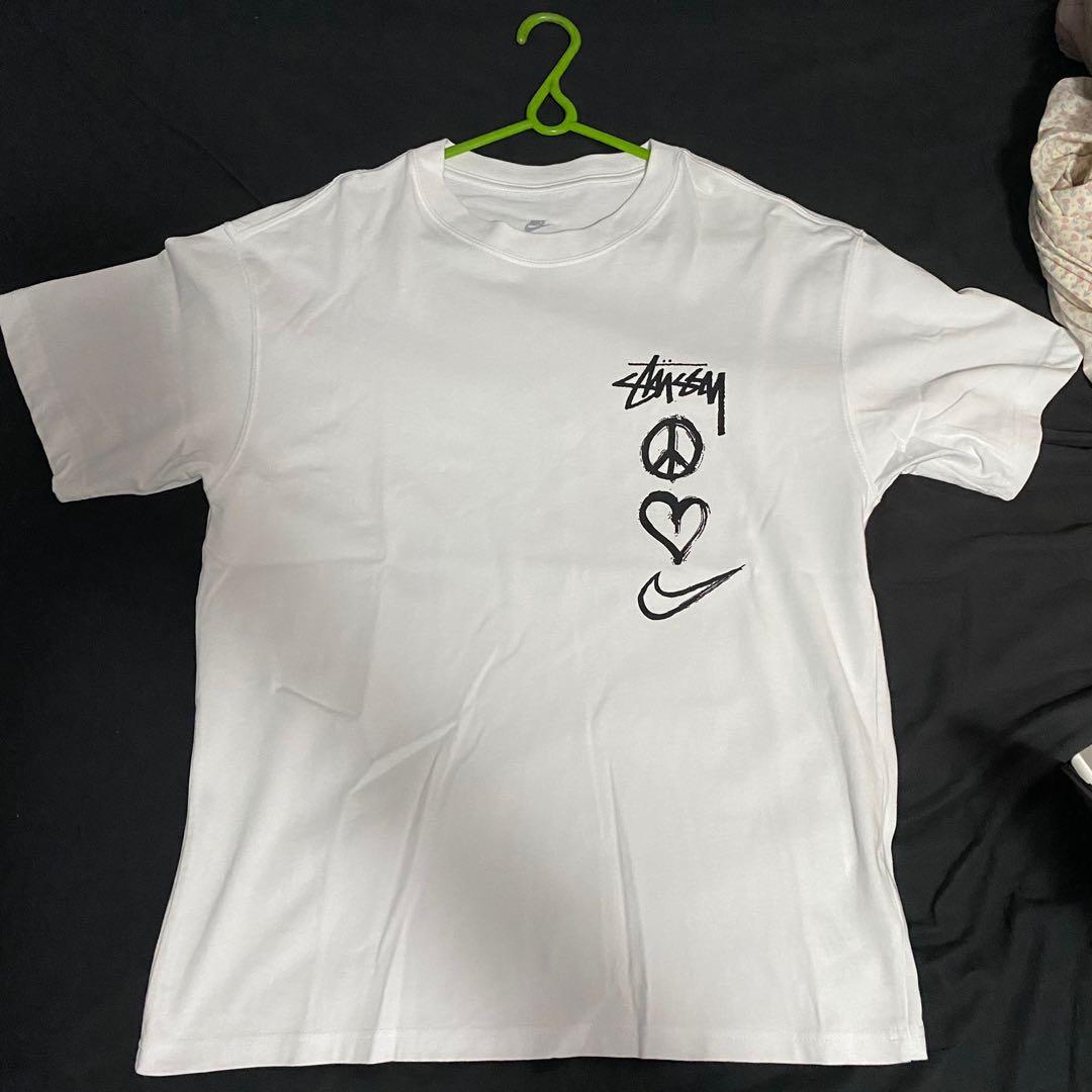 新品STUSSY× NIKE Peace Love Swoosh Tシャツ XL