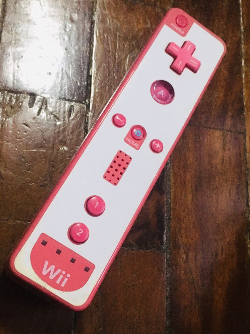 Nintendo Wii Remote Controller Pink original, Video Gaming, Gaming