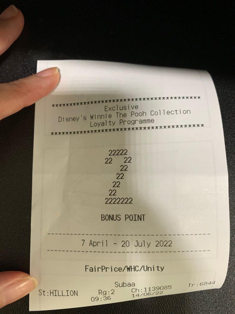 NTUC bonus points Disney Winnie the Pooh collection loyalty program ...