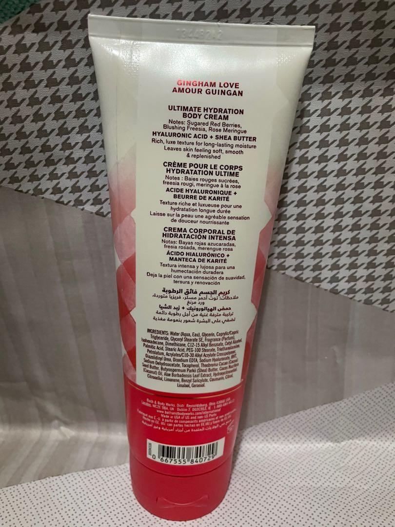 Original Bath and Body Works (Gingham Love Red), Beauty & Personal Care