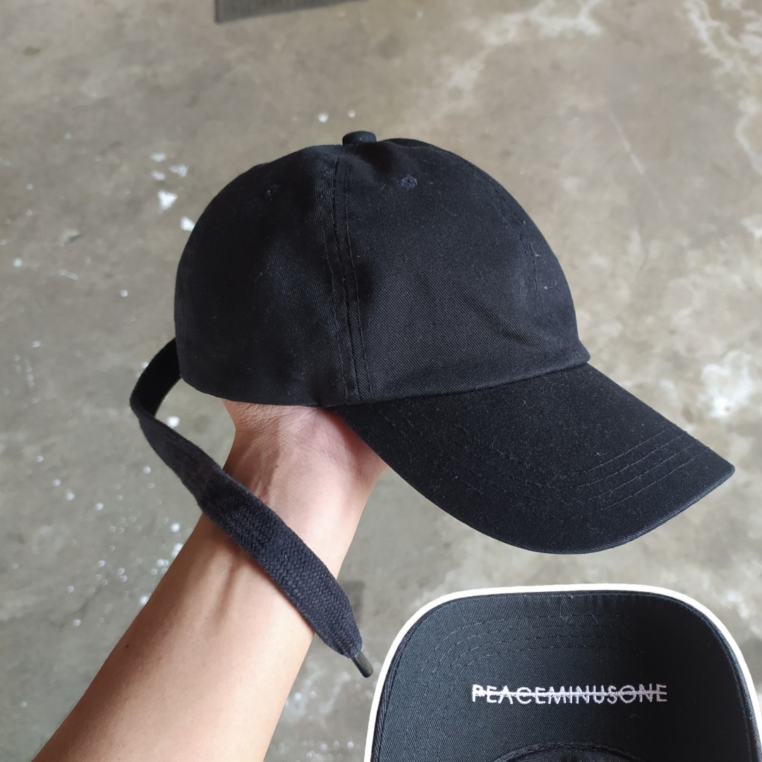 オンライン学習 【正規品】PEACEMINUSONE SHOELACE CAP #2_WHITE - 帽子