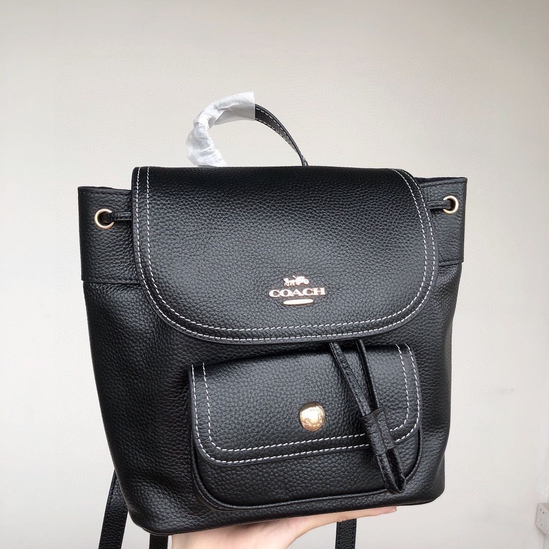 PENNIE BACKPACK 22 (COACH C4121) IM/BLACK, Women's Fashion, Bags