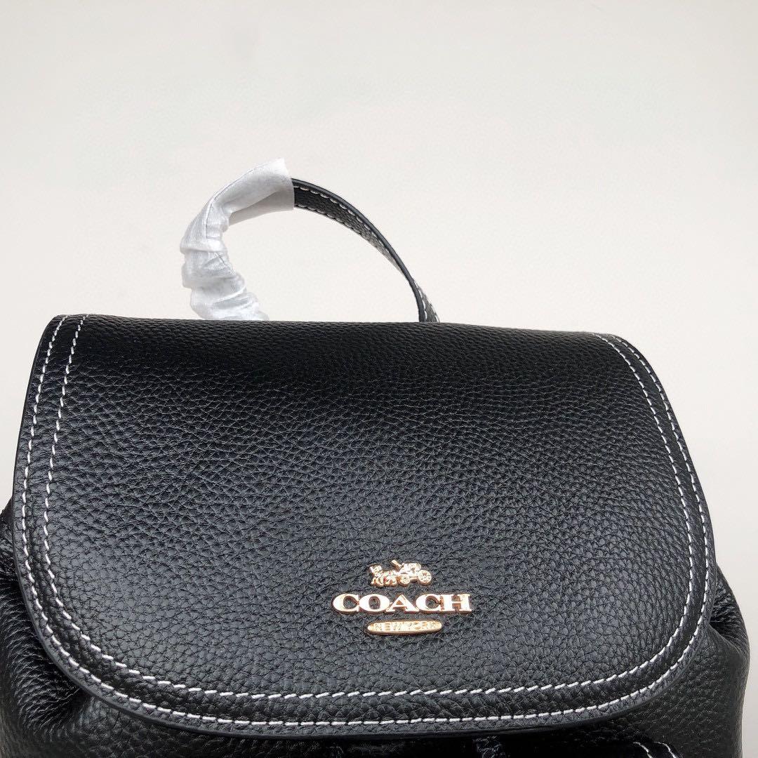 PENNIE BACKPACK 22 (COACH C4121) IM/BLACK, Women's Fashion, Bags