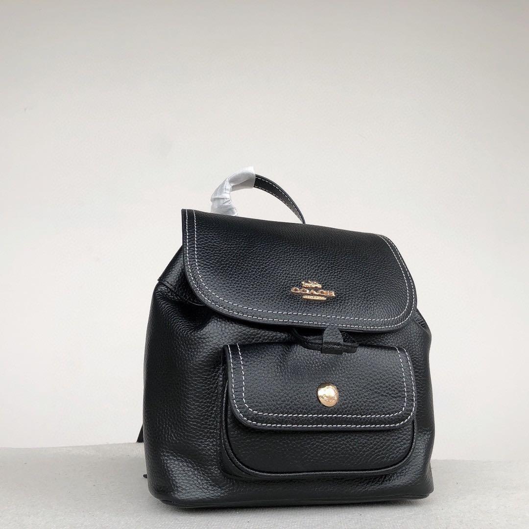 PENNIE BACKPACK 22 (COACH C4121) IM/BLACK, Women's Fashion, Bags