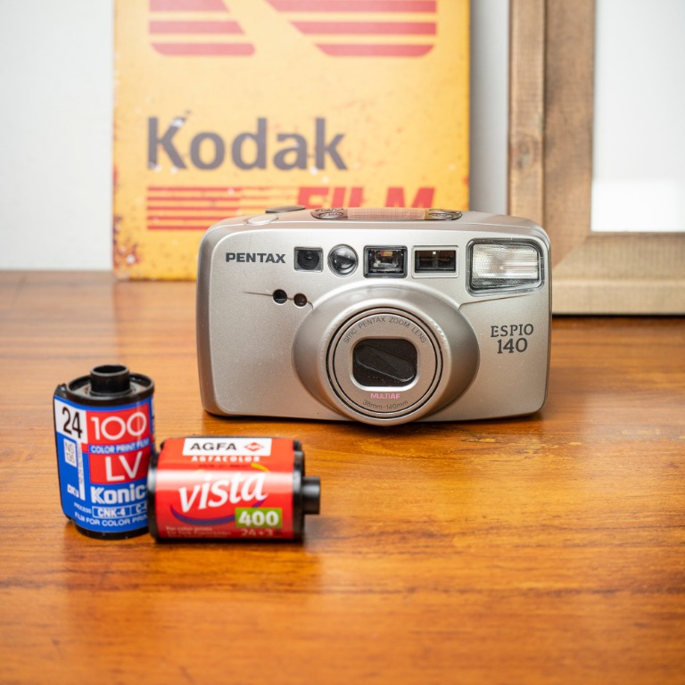 Pentax Espio/IQZoom 140 Point & Shoot Film Camera, Photography, Cameras